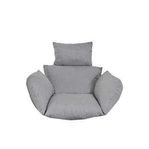 Hanging Hammock Chair Swinging Garden Outdoor Soft Seat Cushion Seat 220KG Dormitory Bedroom Hanging Chair Back with Pillow