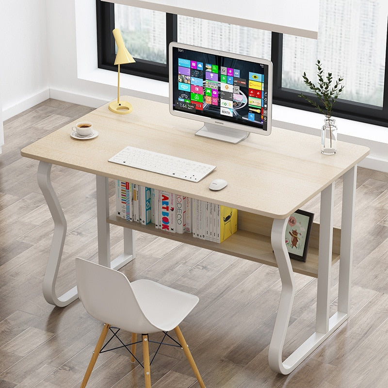Simple Computer Desk Desktop Home Desk Minimalist Modern Table Bedroom Desk Students Study Table Office Desk
